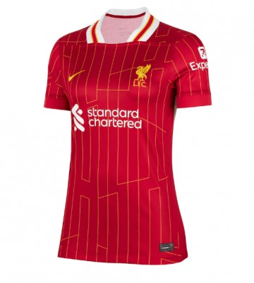 Liverpool Luis Diaz #7 Hjemmebanetrøje Dame 2024-25 Kortærmet